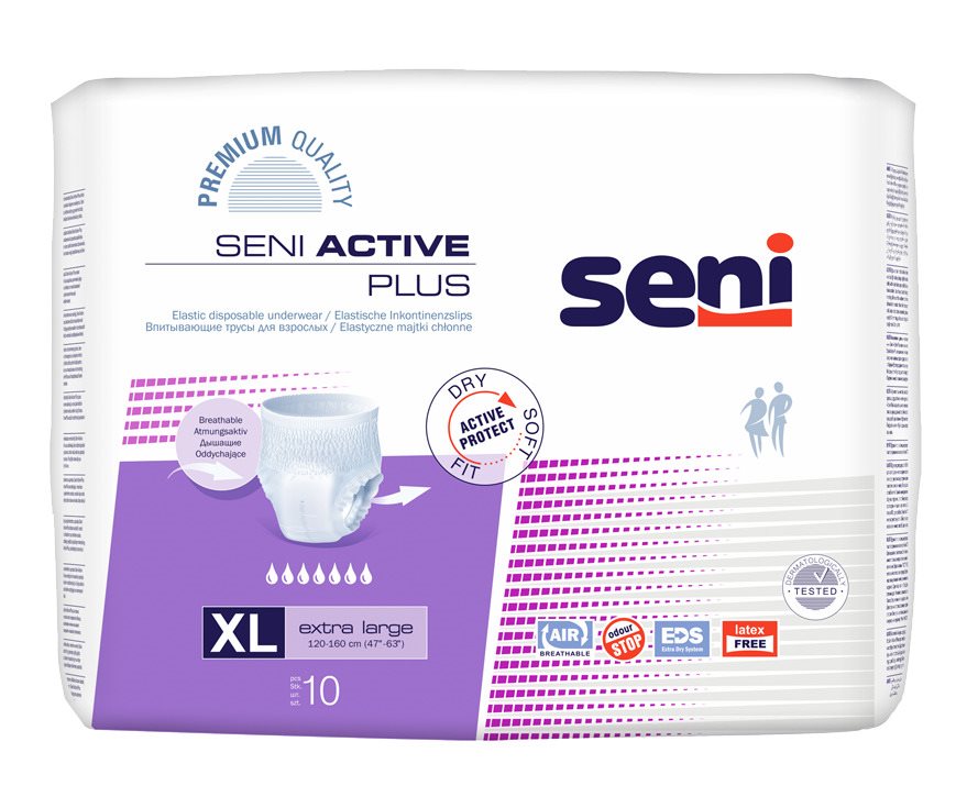 SENI Active Plus Pants Taille XL 10 pièces | Confort &amp; Sécurité
