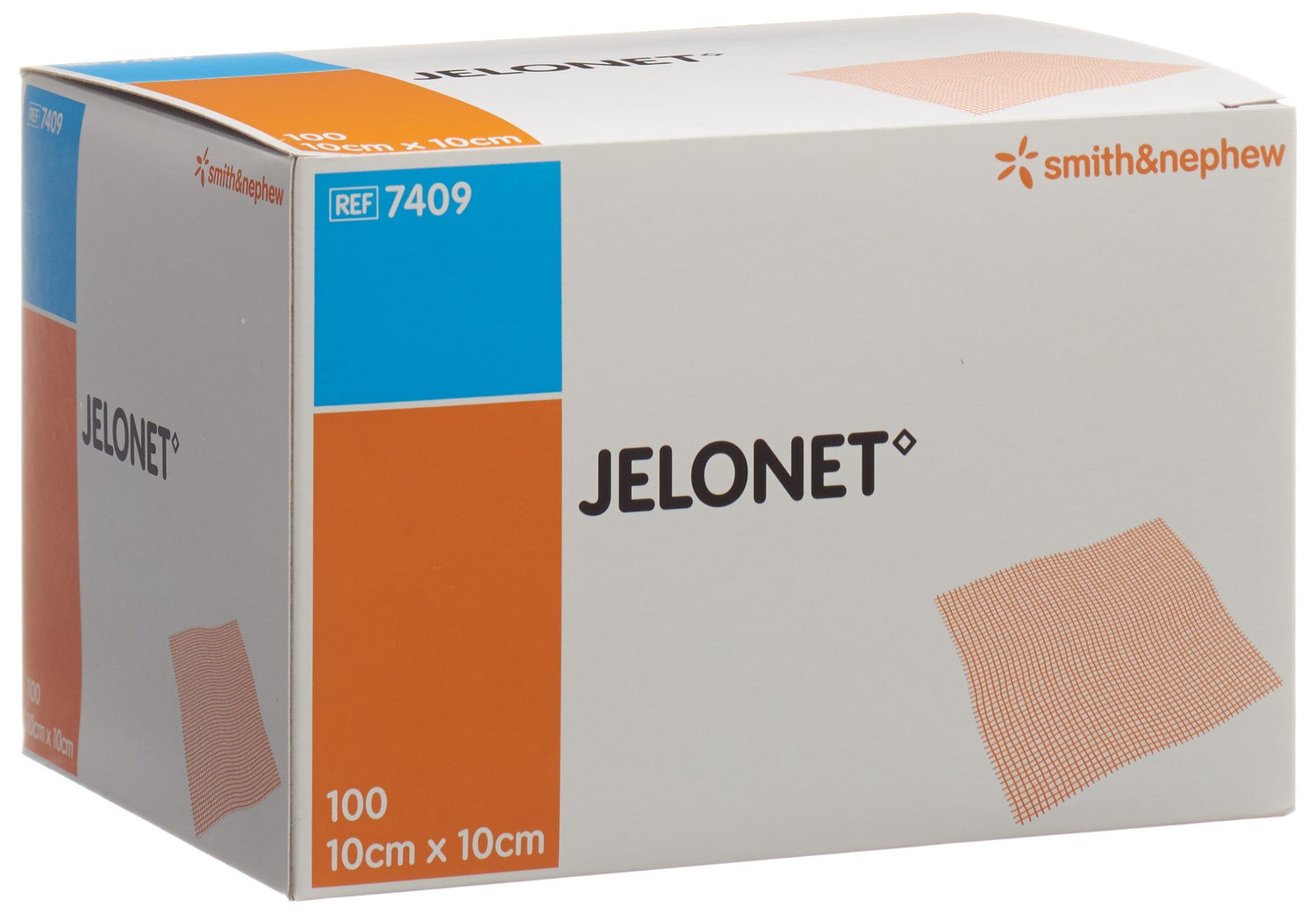 JELONET Pansement Paraffiné Cicatrisant 10x10cm Boîte 100