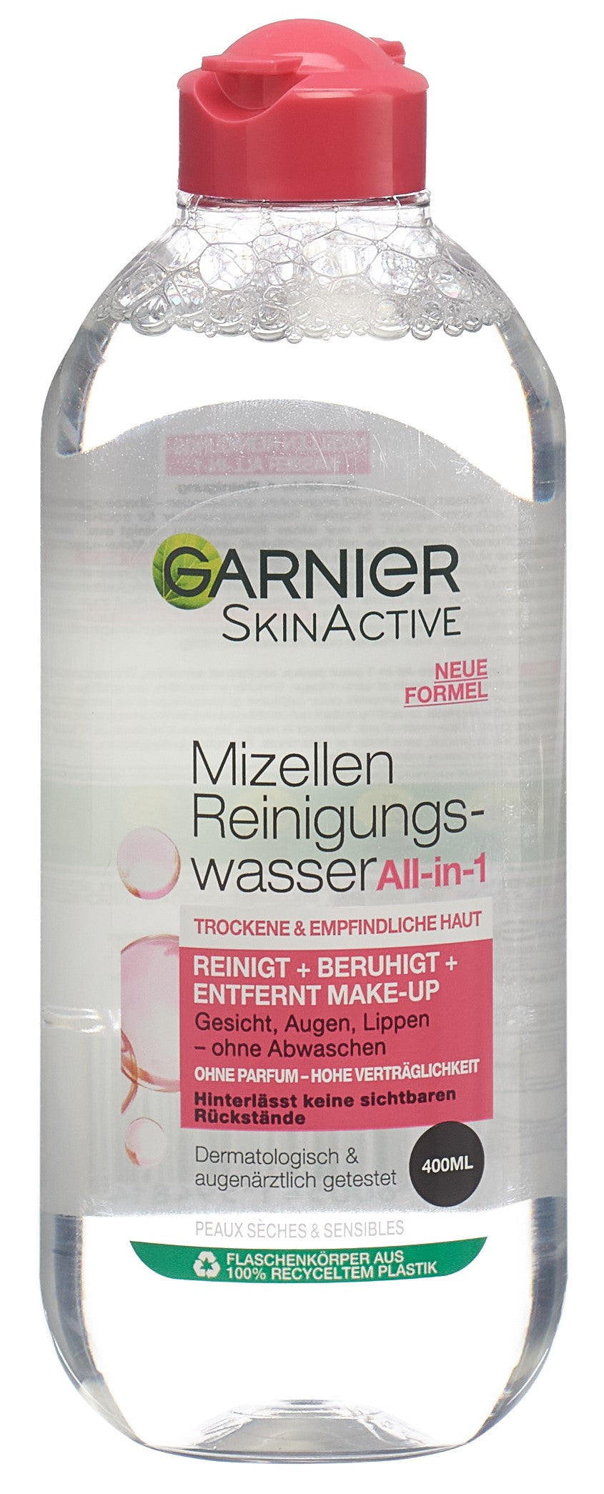GARNIER Eau Micellaire Peau Sèche 400 ml | Nettoyant Doux