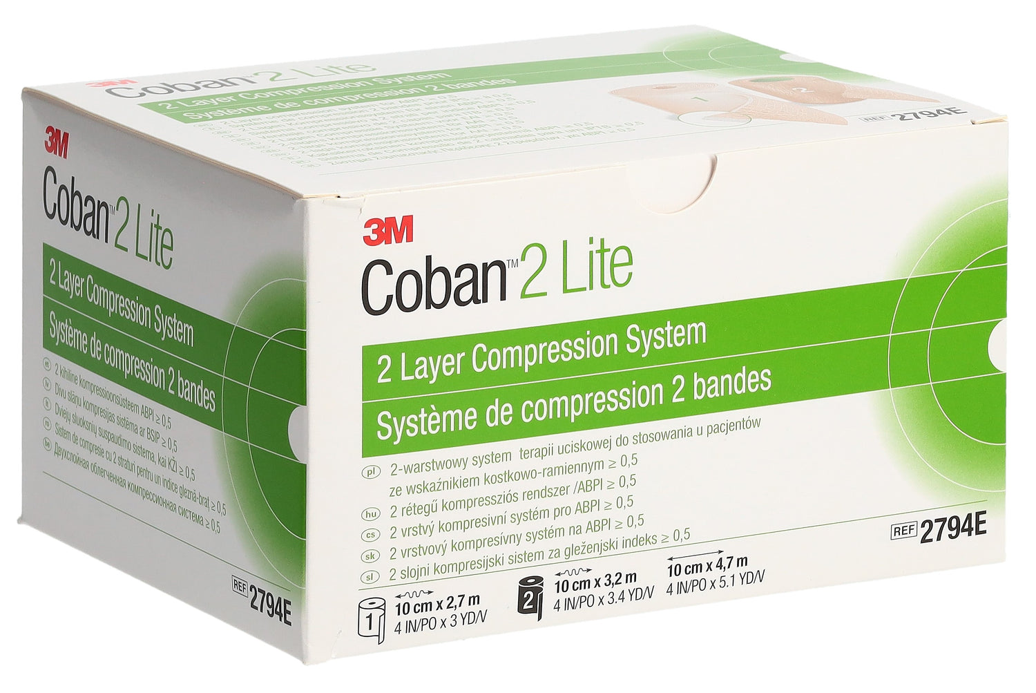 3M COBAN 2 Lite syst compression 2 couches set