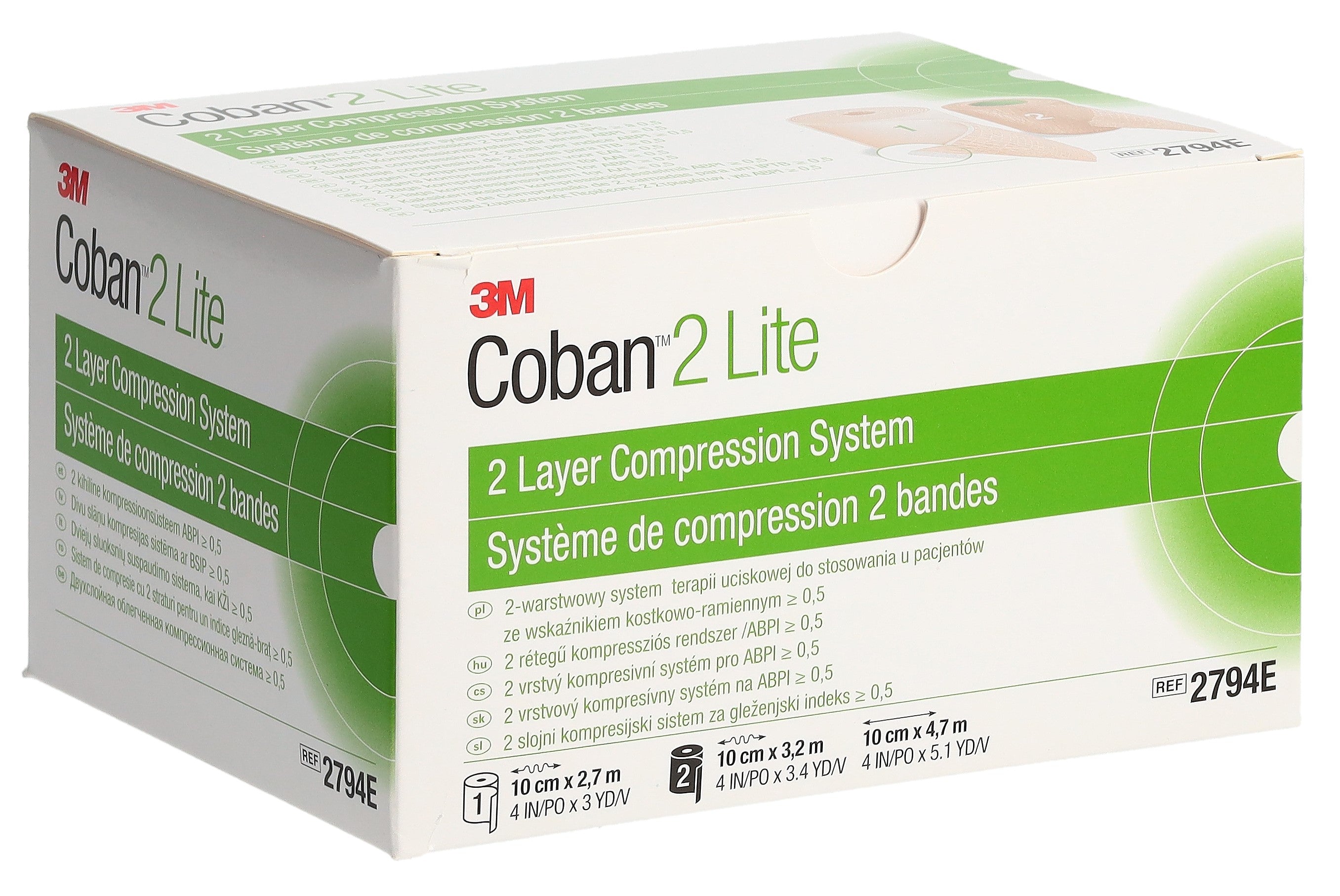 3M COBAN 2 Lite syst compression 2 couches set