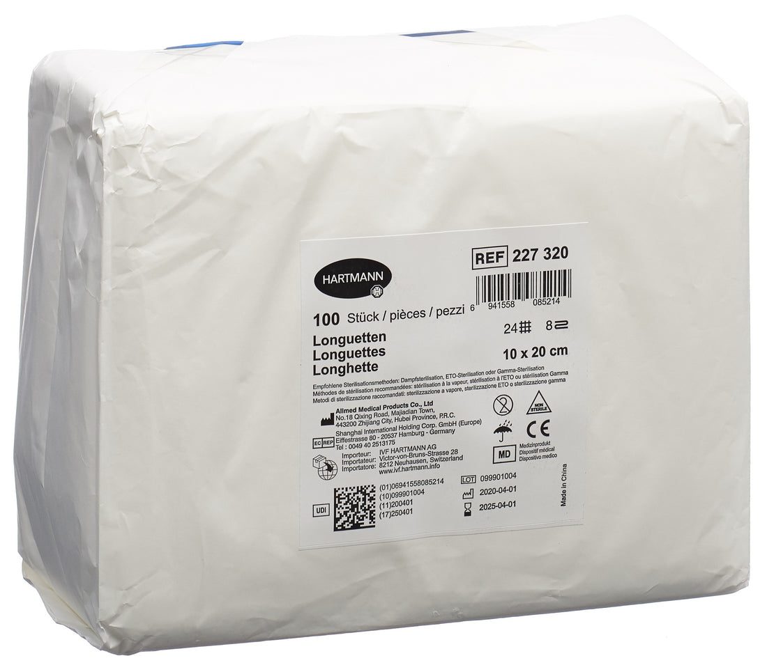 IVF Longuette T24 10x20cm 8 couches 100 pièces | Confort &amp; Absorption