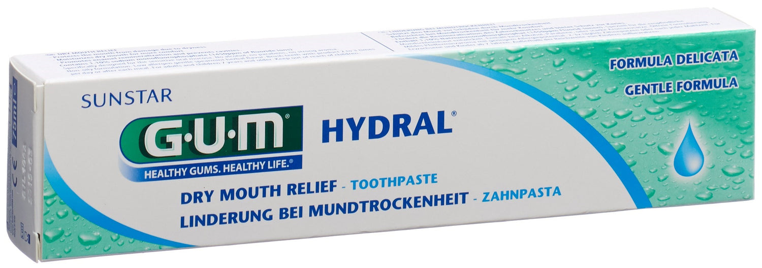 GUM Hydral Dentifrice Soin Bouche Sèche 75 ml