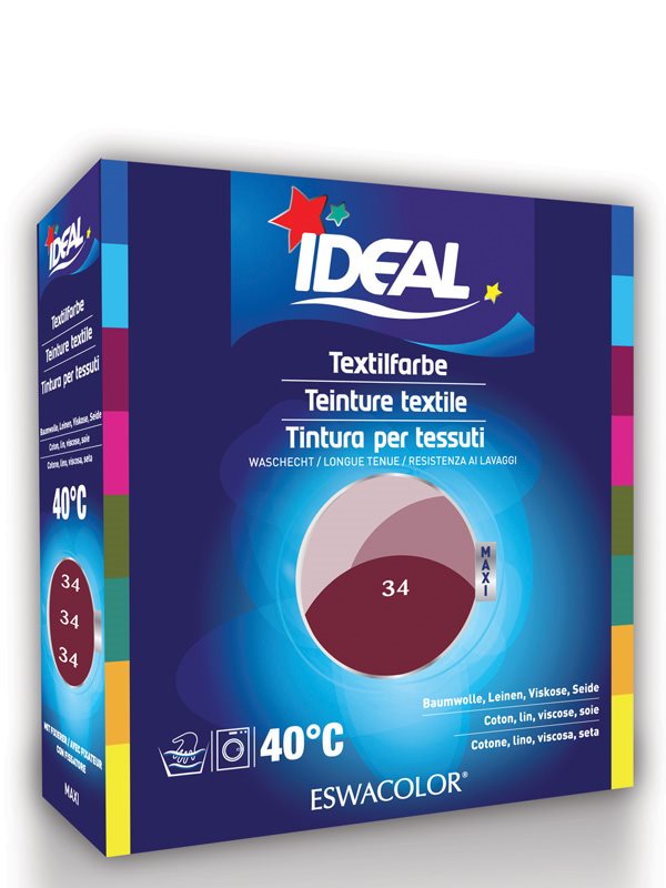 IDEAL MAXI Coton Color Bordeaux Taille 34 Confort Absolu | Lot de 100
