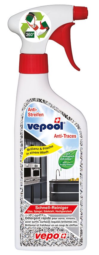 VEPOOL anti-traces déterg rapide 360° vapo 500 ml