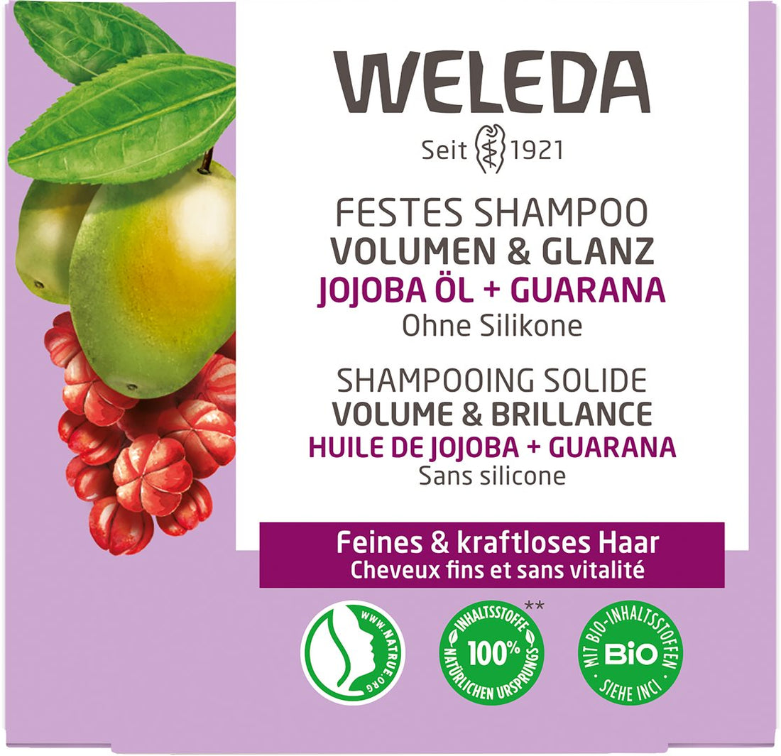 WELEDA shampoo solide volume&amp;brillance 50 g