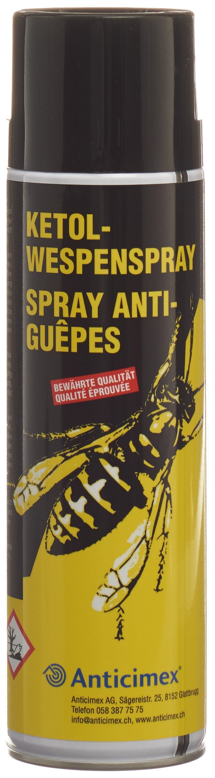 KETOL Spray Anti-Guêpes 500 ml | Action Rapide &amp; Efficace