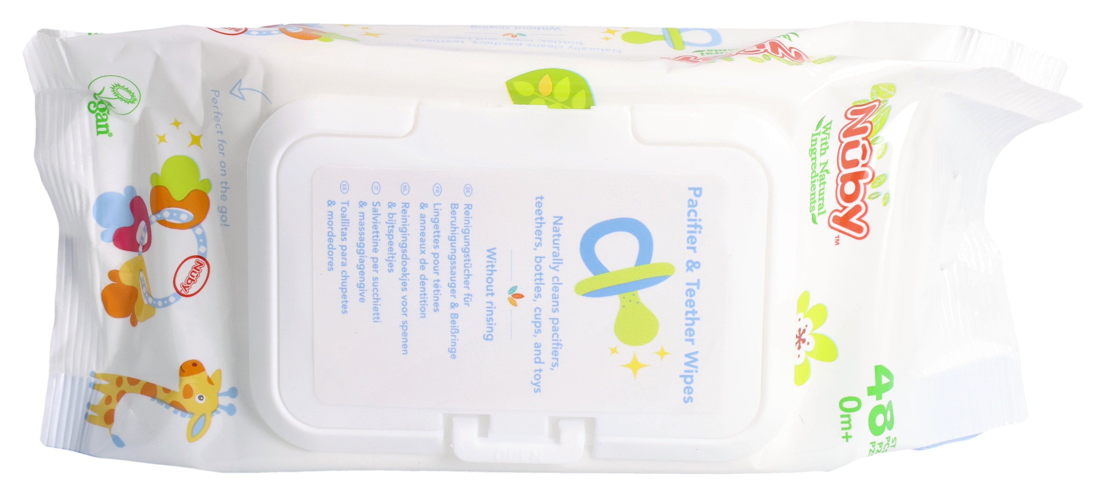 NUBY Citroganix lingett nettoyan suce/jouet 48 pce