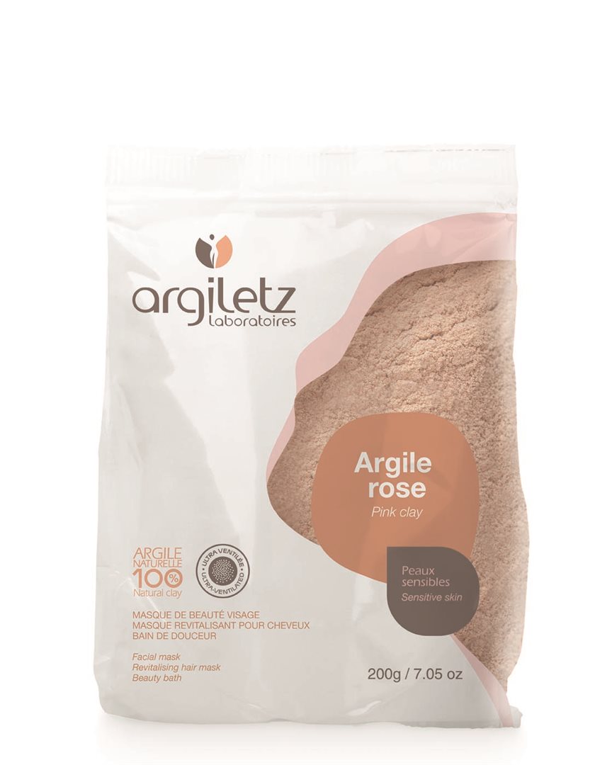 Argiletz Argile Rose Poudre Ultra Ventilée 200g Soin Visage Douceur