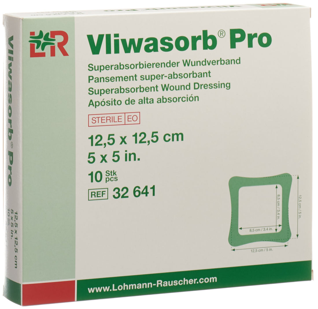 VLIWASORB Pro pansemement 12.5x12.5cm 10 pce