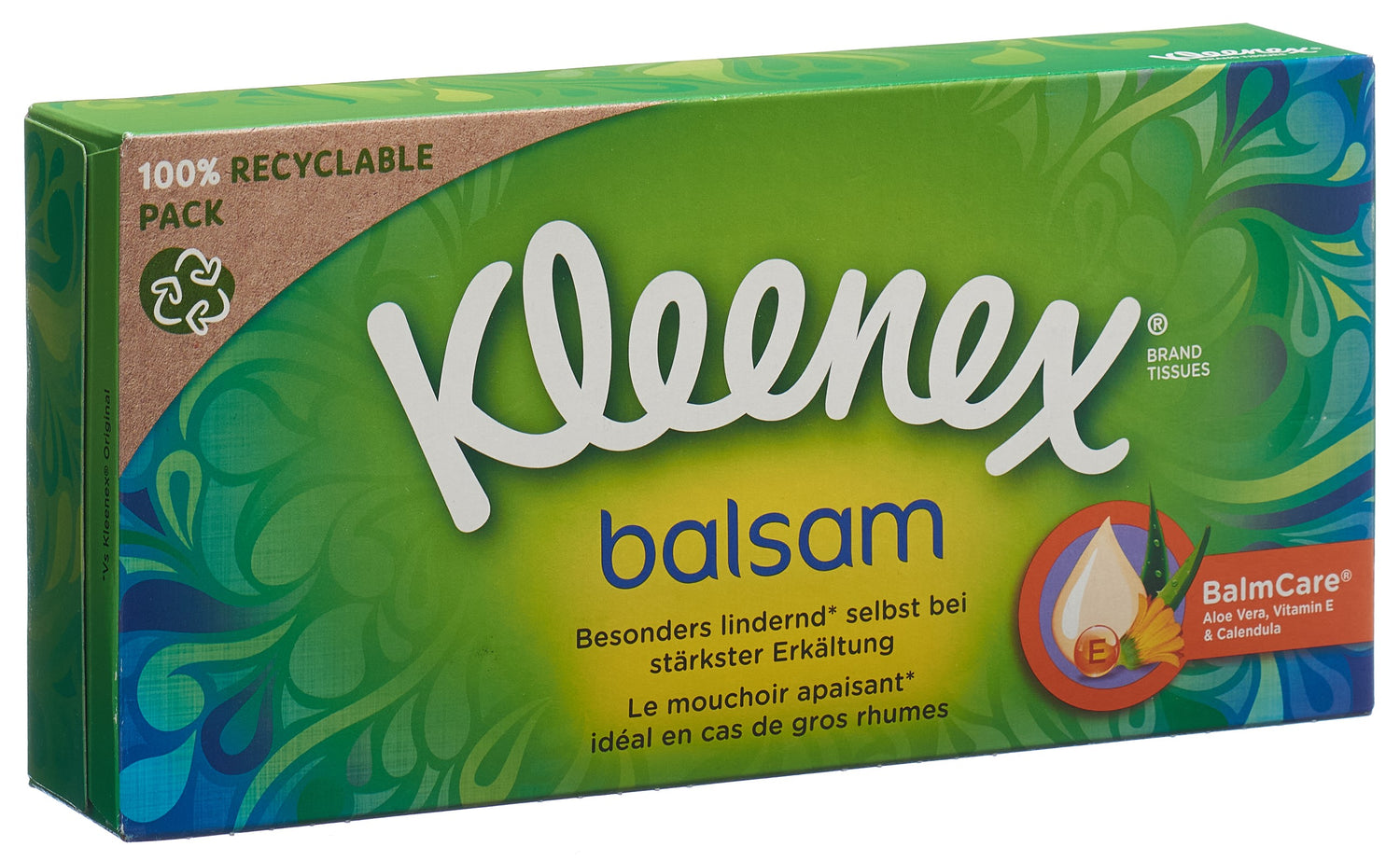 Kleenex Balsam Mouchoirs Douceur Apaisante | Box 56 Pièces