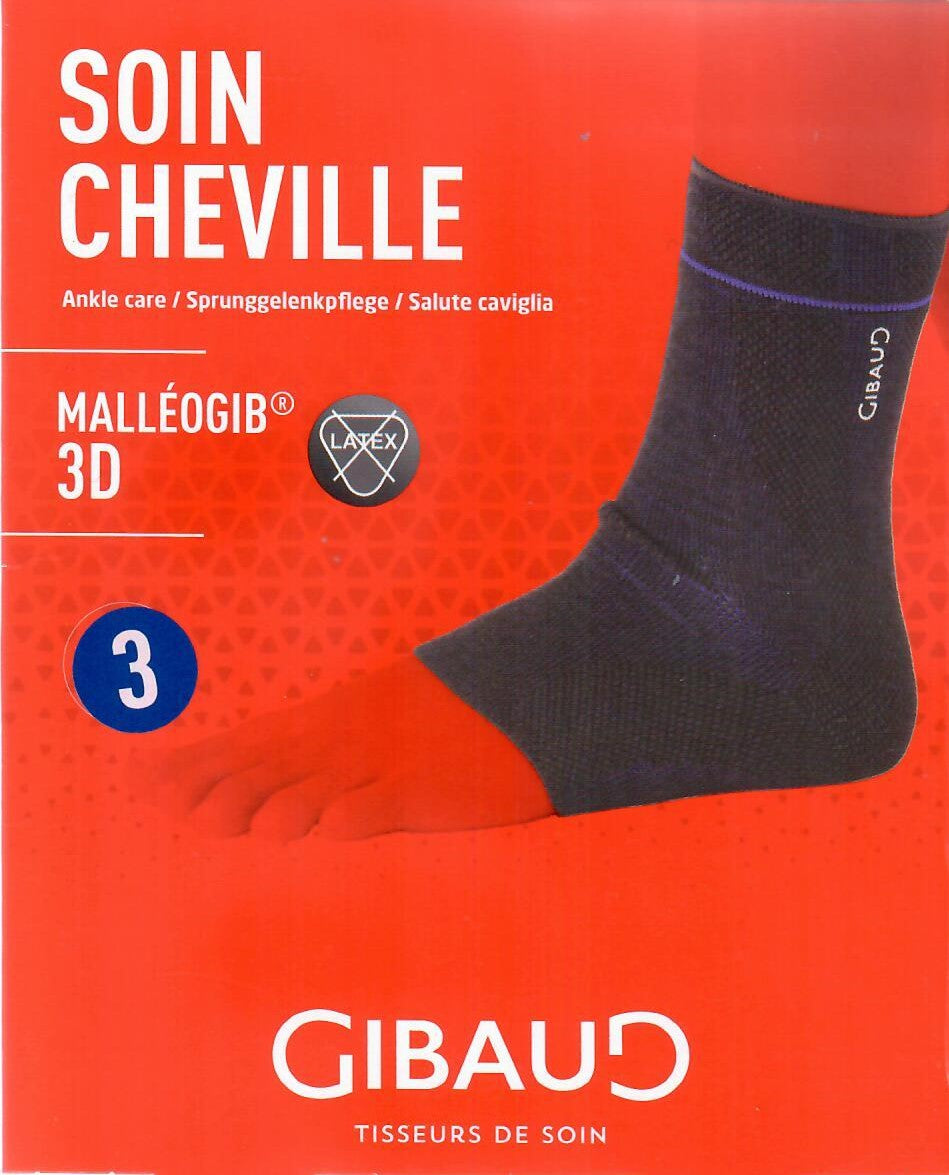 GIBAUD Malleogib 3D Chevillère Renforcée Taille 3 | 23-26cm