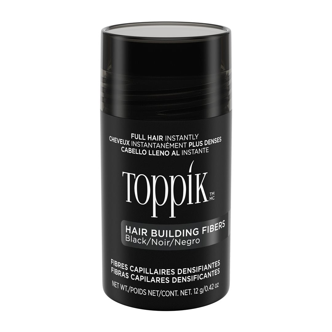 TOPPIK Fibres Capillaires Noires Effet Densité | Boîte 12 g