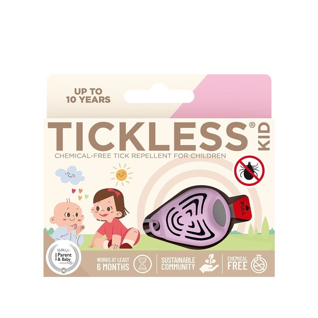 TICKLESS Baby Anti-Tiques Rose Protection Sûre | Dispositif