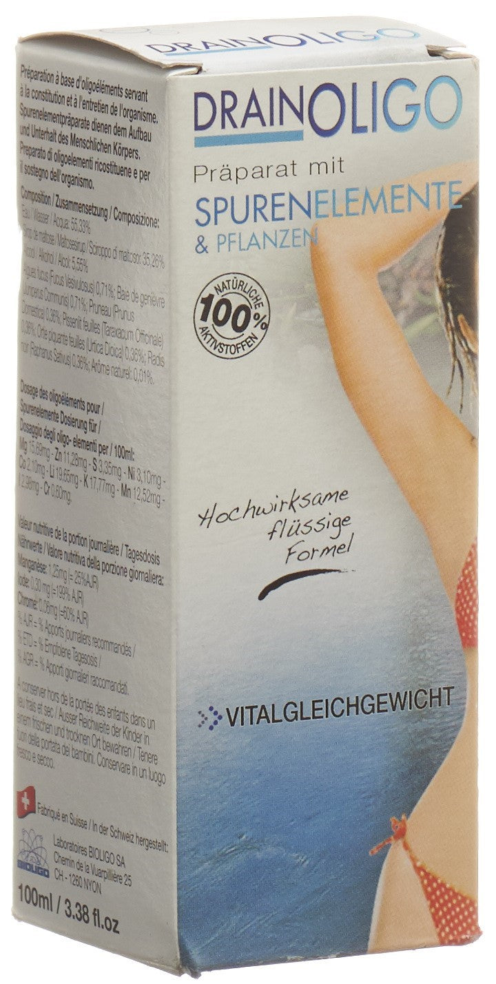 BIOLIGO Drainoligo 16 Oligo-éléments 100 ml