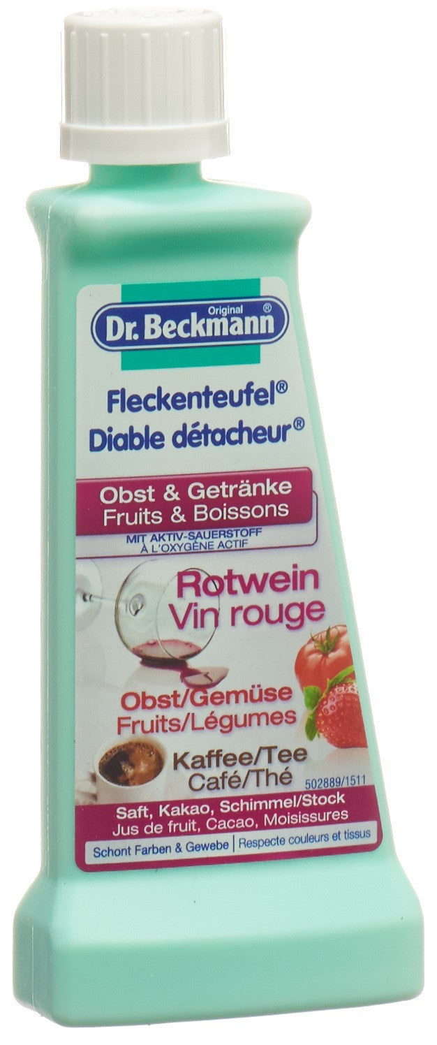 Dr. Beckmann Diable Détacheur Fruits &amp; Boissons 50g | Tache Difficile