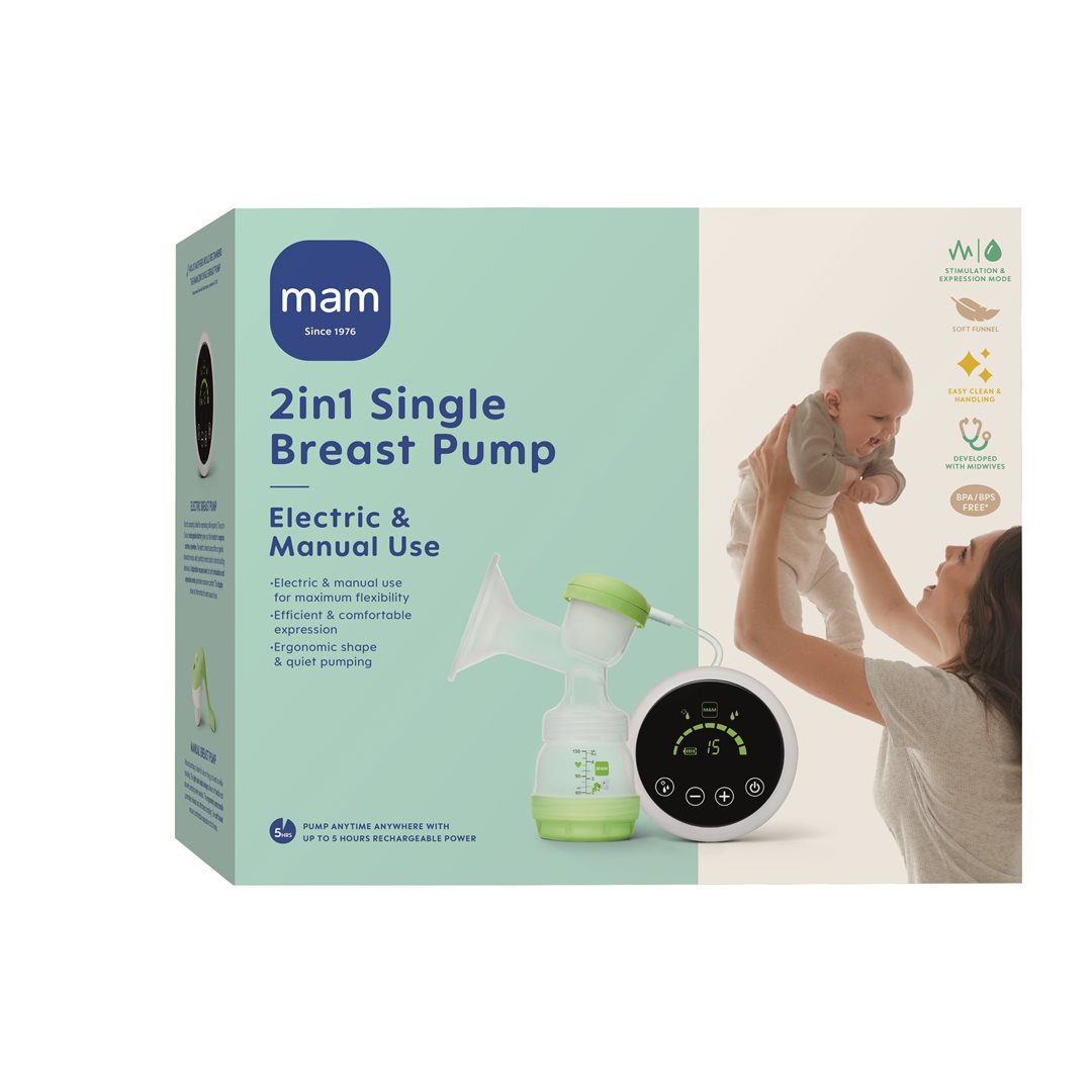 MAM 2en1 Tire-lait Électrique Individuel Confortable | 1 Tire-lait