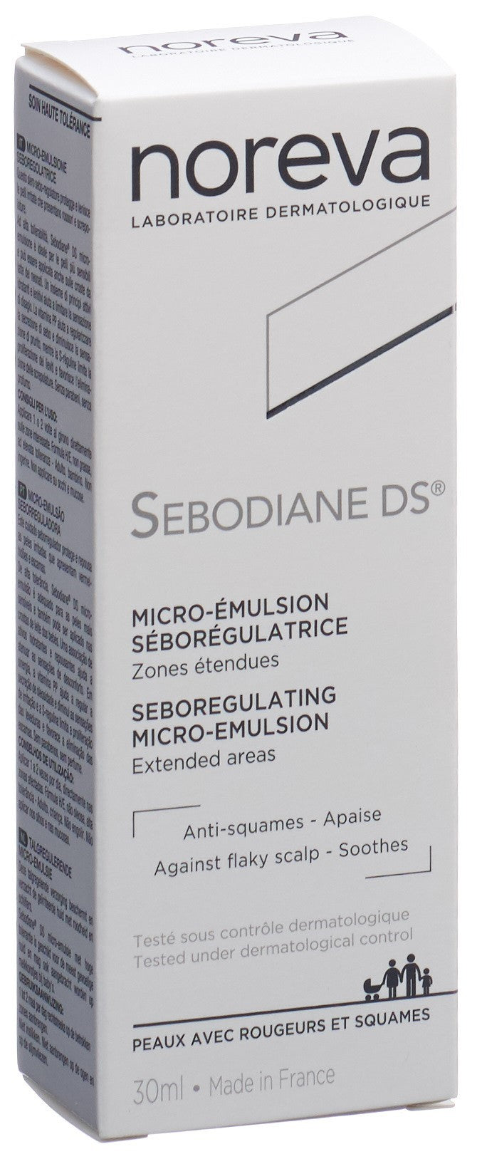 SEBODIANE DS Micro-Émulsion Séborégulatrice Peaux Grasses 30 ml