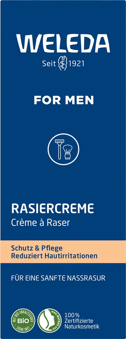 WELEDA FOR MEN crème à raser (n) tb 75 ml