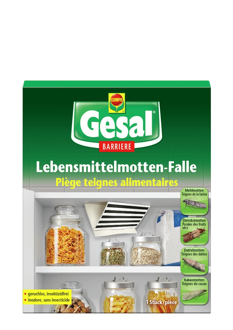 GESAL BARRIERE Piège Anti Teignes Alimentaires Efficace | 2 Pièges