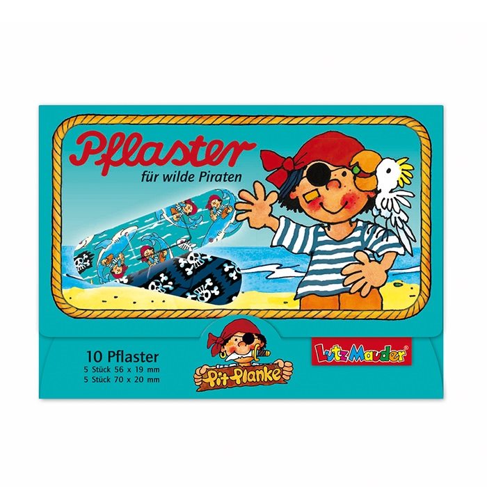 LUTZ MAUDER Pansements Enfants Pirate - Protection &amp; Guérison | 10 Pièces