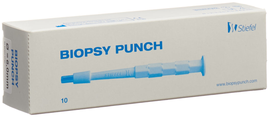 Biopsy Punch Stérile 6mm pour Exérèse | Lot de 10