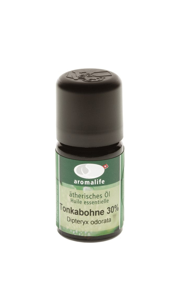 AROMALIFE Huile Essentielle Fève Tonka BIO 30% 5 ml | Soin Relaxant