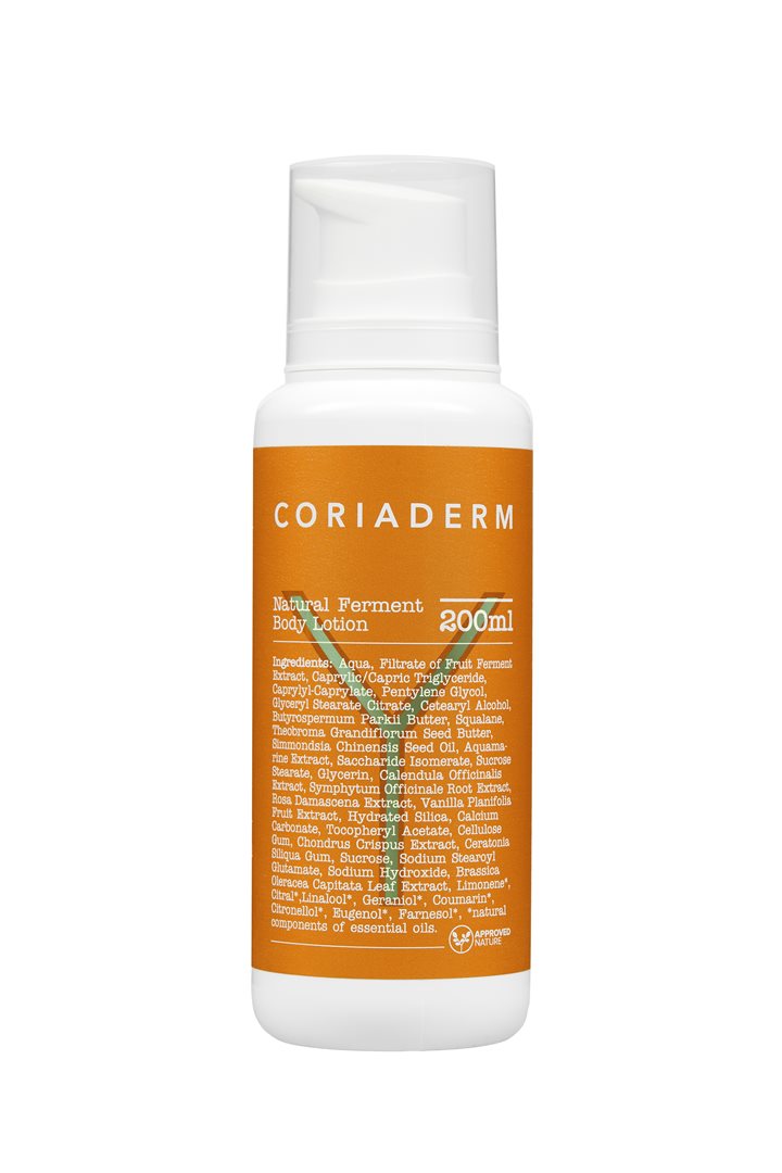CORIADERM Lotion Corps Ferment Naturel Hydratante 200 ml