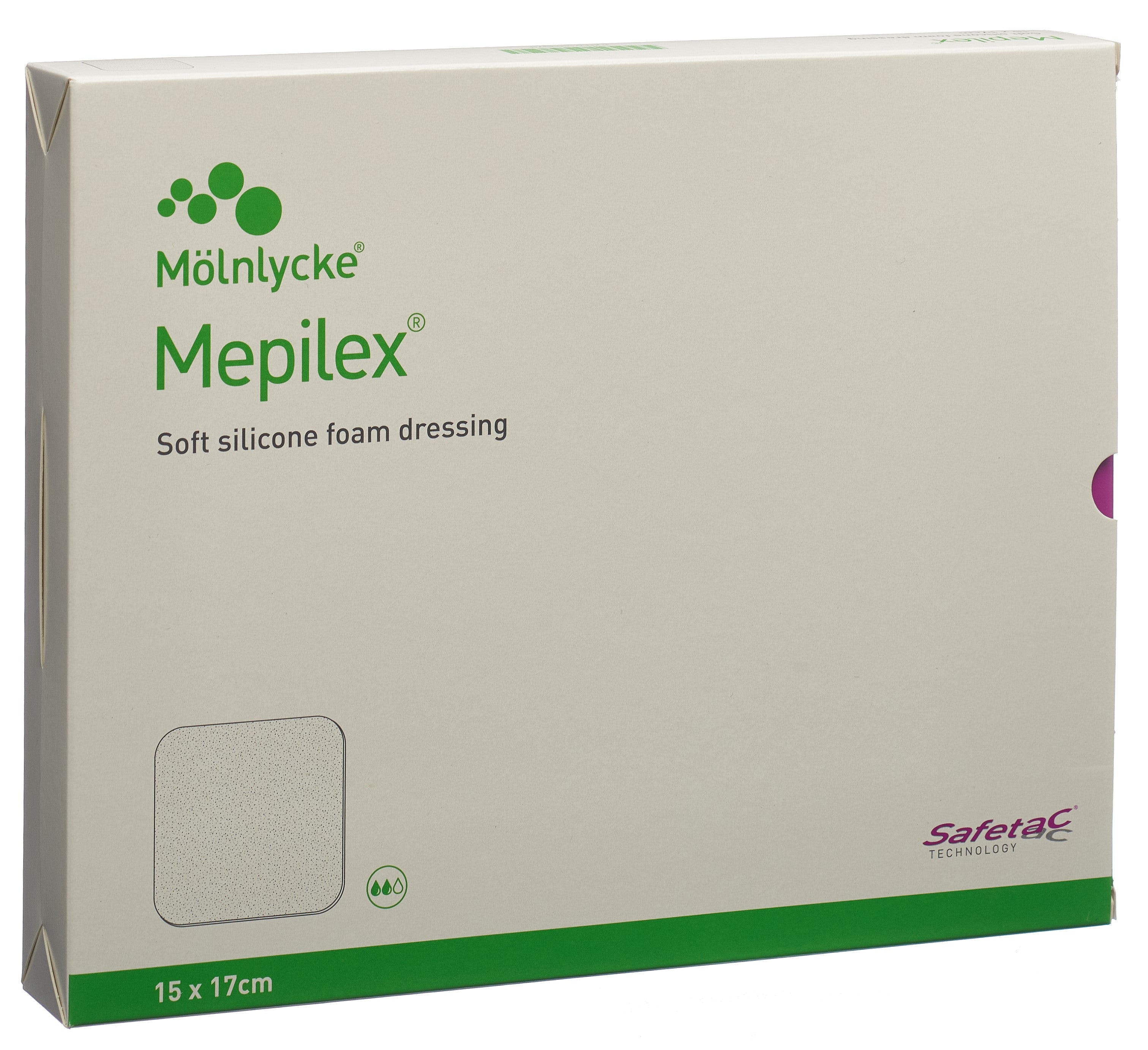 Mölnlycke Mepilex Border Hydrocolloid Pansement 15x17cm 5 Pièces