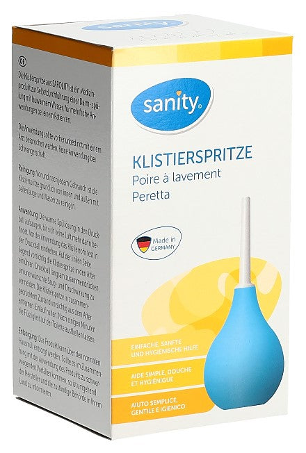 SANITY Poire à Lavement Adulte 143 ml Confort &amp; Hygiène | Dispositif Médical