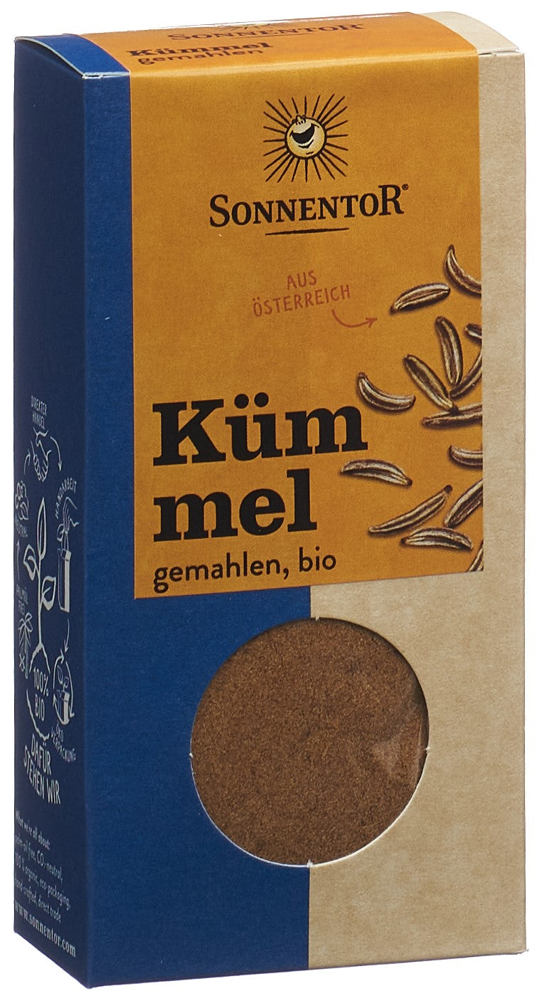 SONNENTOR Cumin Moulu BIO, Épice Aromatique &amp; Digestive | 60 g