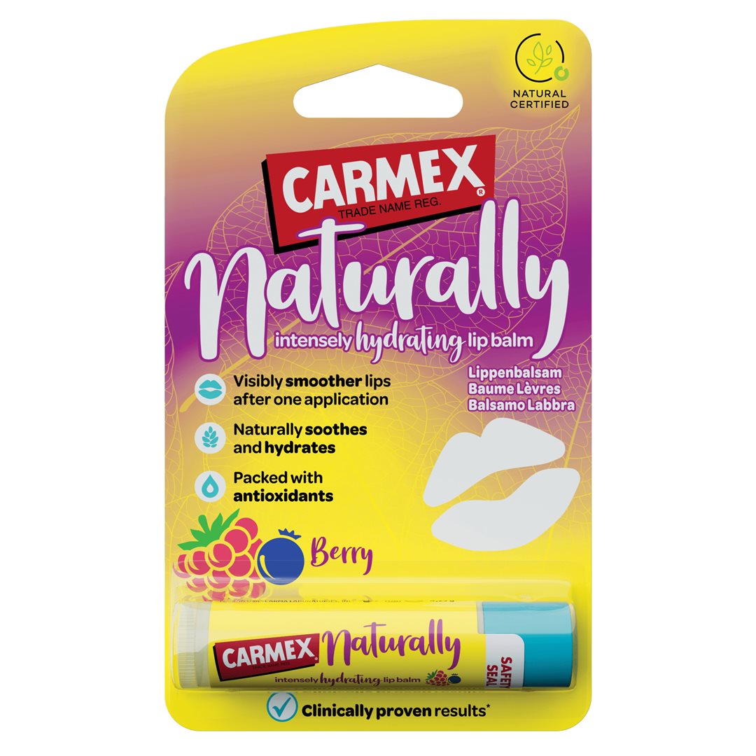 Carmex Baume Lèvres Naturel Berry Stick Hydratant 4.25 g