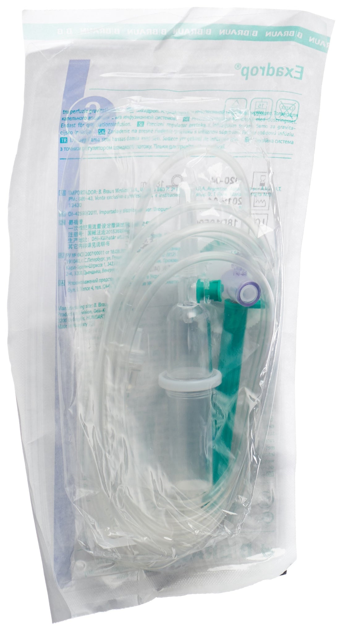 EXADROP Régulateur de Débit Goutte avec Tubulure Intrafix 180cm | Dispositif Médical Essentiel