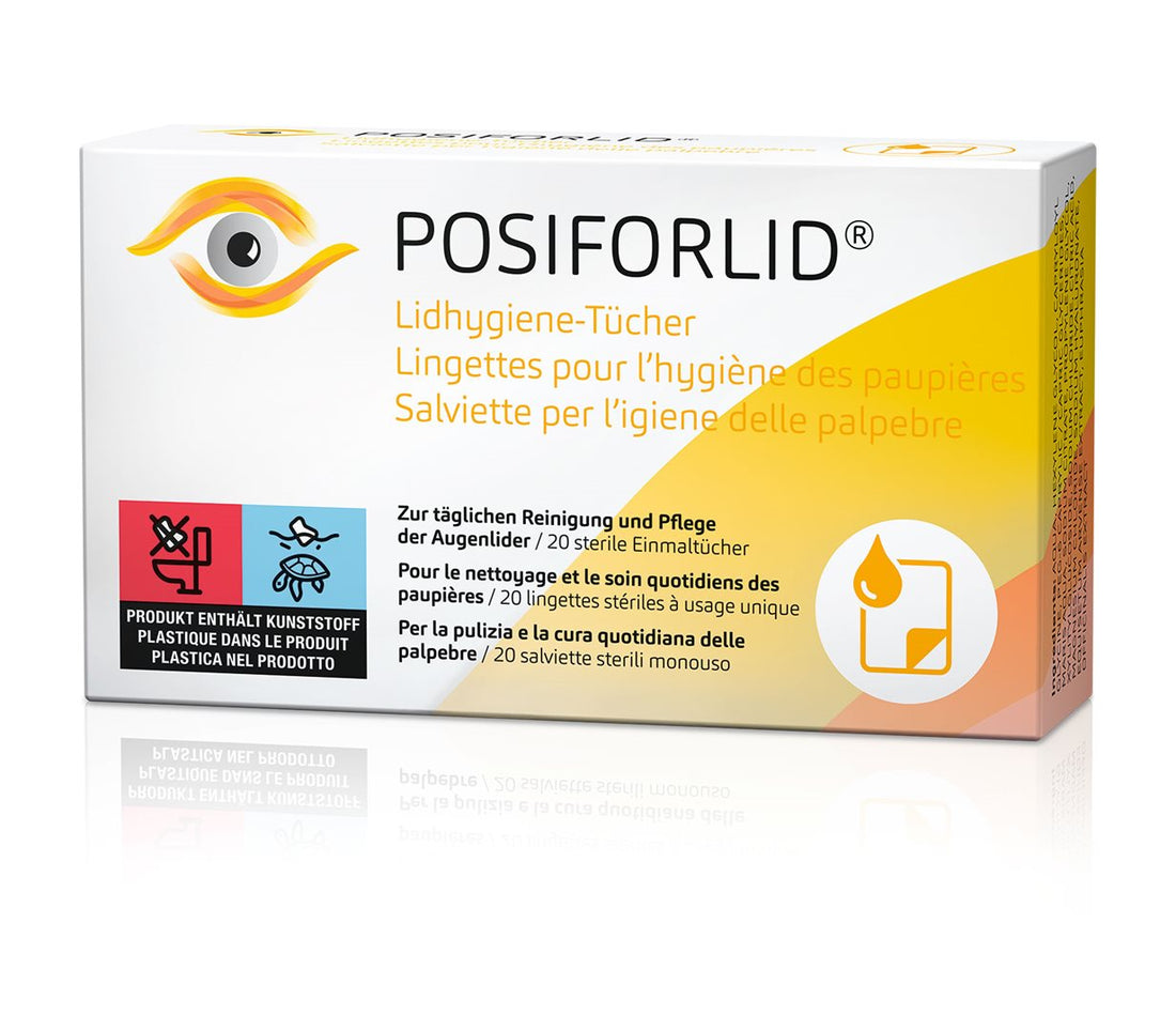 POSIFORLID Lingettes Hygiène Paupières Apaisantes 20 Pièces