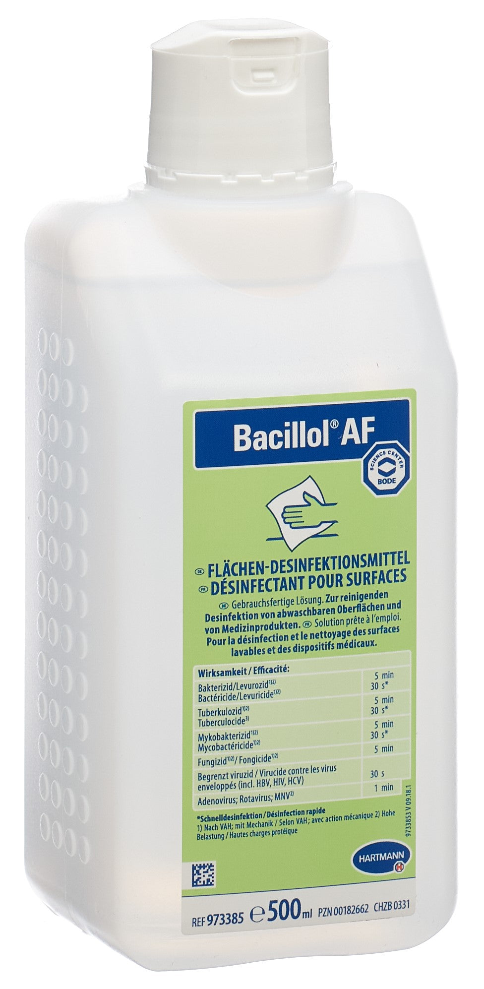 BACILLOL AF Désinfectant Liquide 500 ml | Efficacité Professionnelle