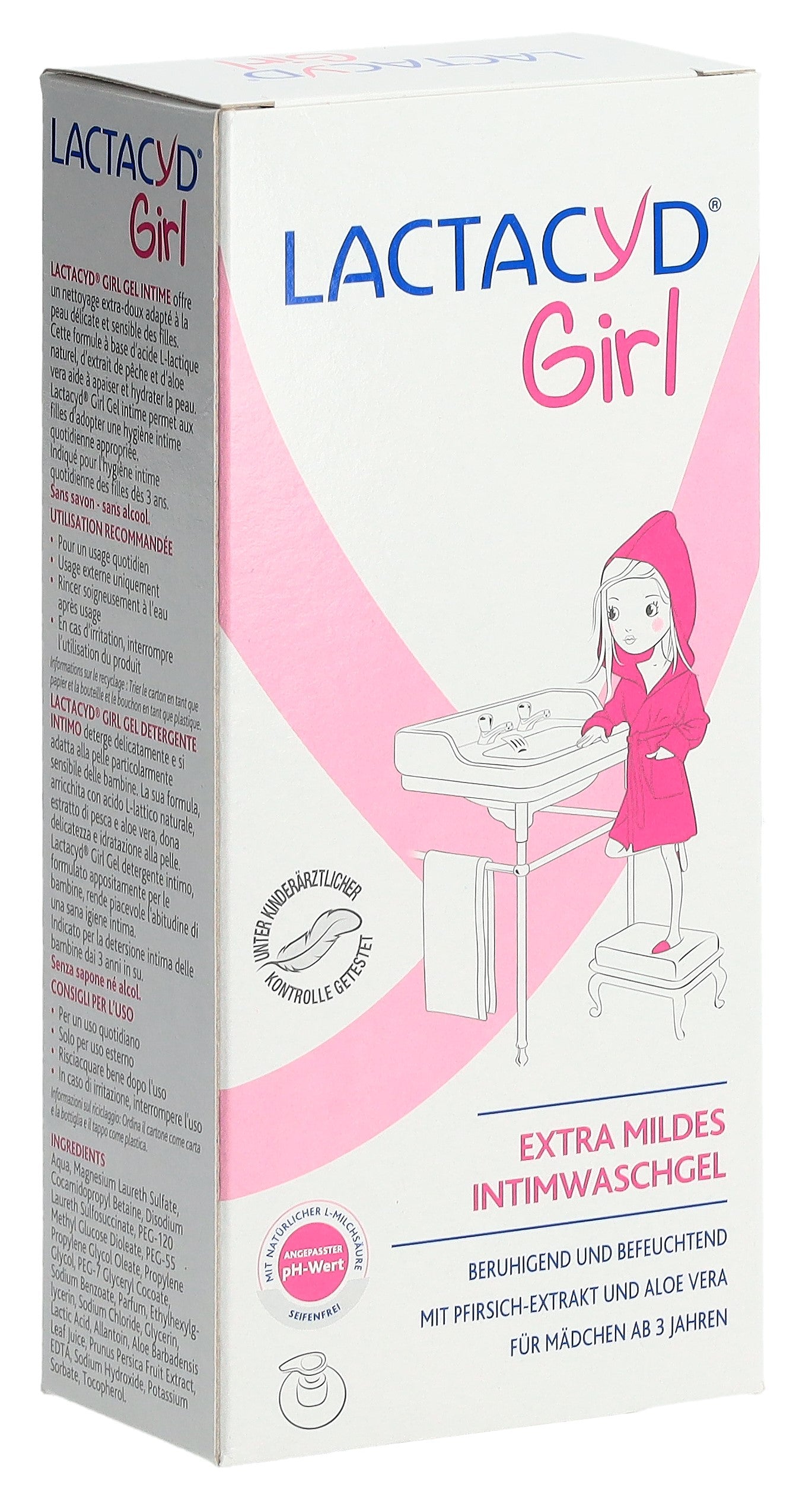 LACTACYD Soin Intime Girl 200 ml Hygiène Douce | Confort
