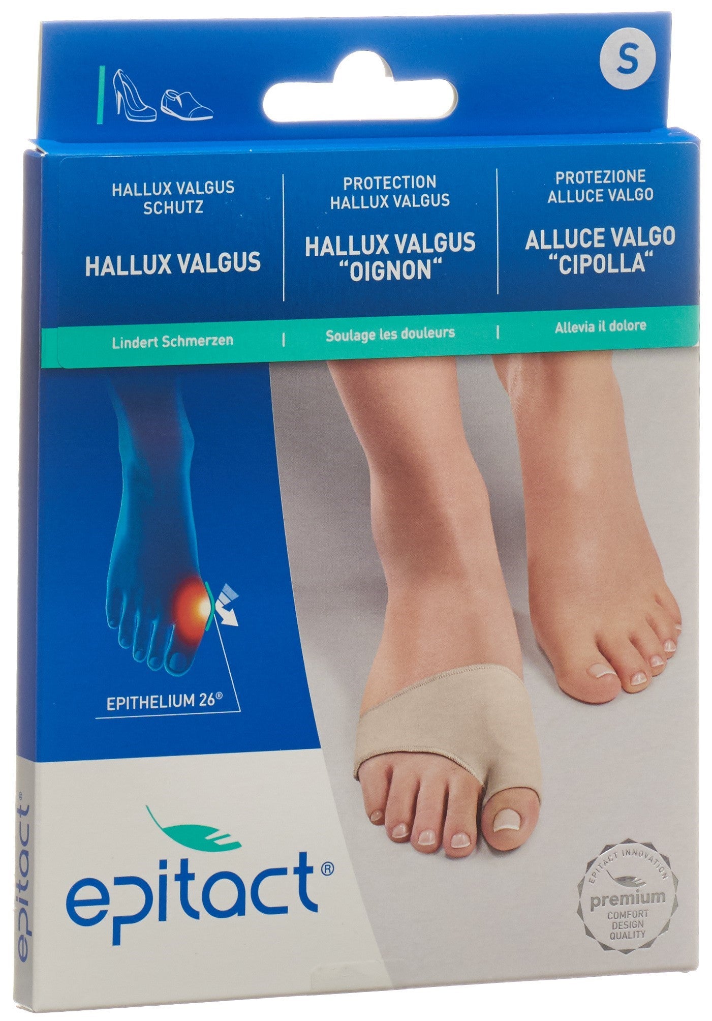 EPITACT Orthèse Hallux Valgus Taille S (<24cm) Soulage Douleur | Dispositif Médical
