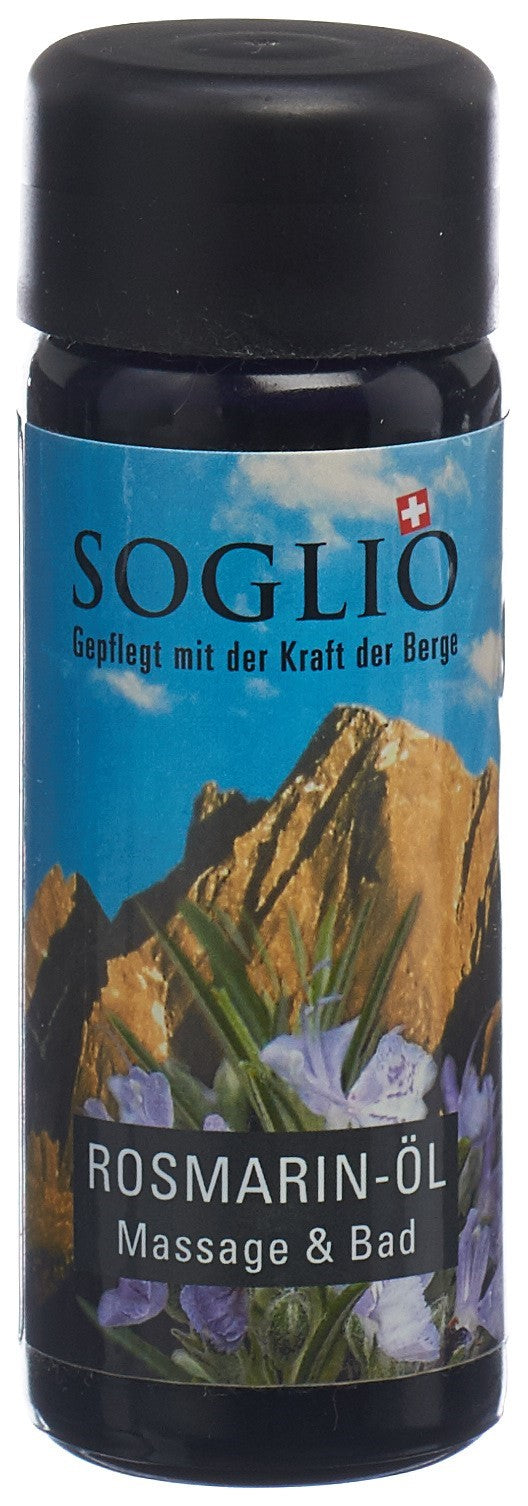 SOGLIO Huile Romarin Cheveux &amp; Cuir Chevelu Fortifiant | 100 ml