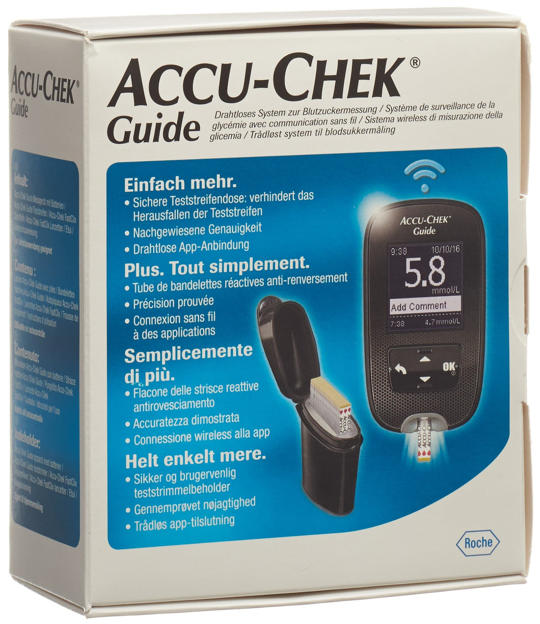 ACCU-CHEK Guide set mmol/l incl 1x10 tests