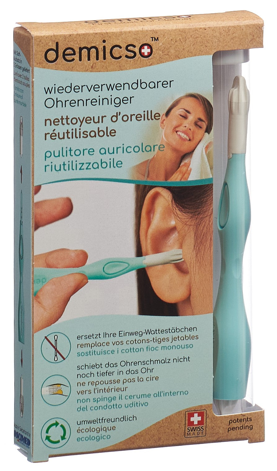DEMICSO Nettoyeur Oreille Réutilisable Doux Box Confort | Hygiène