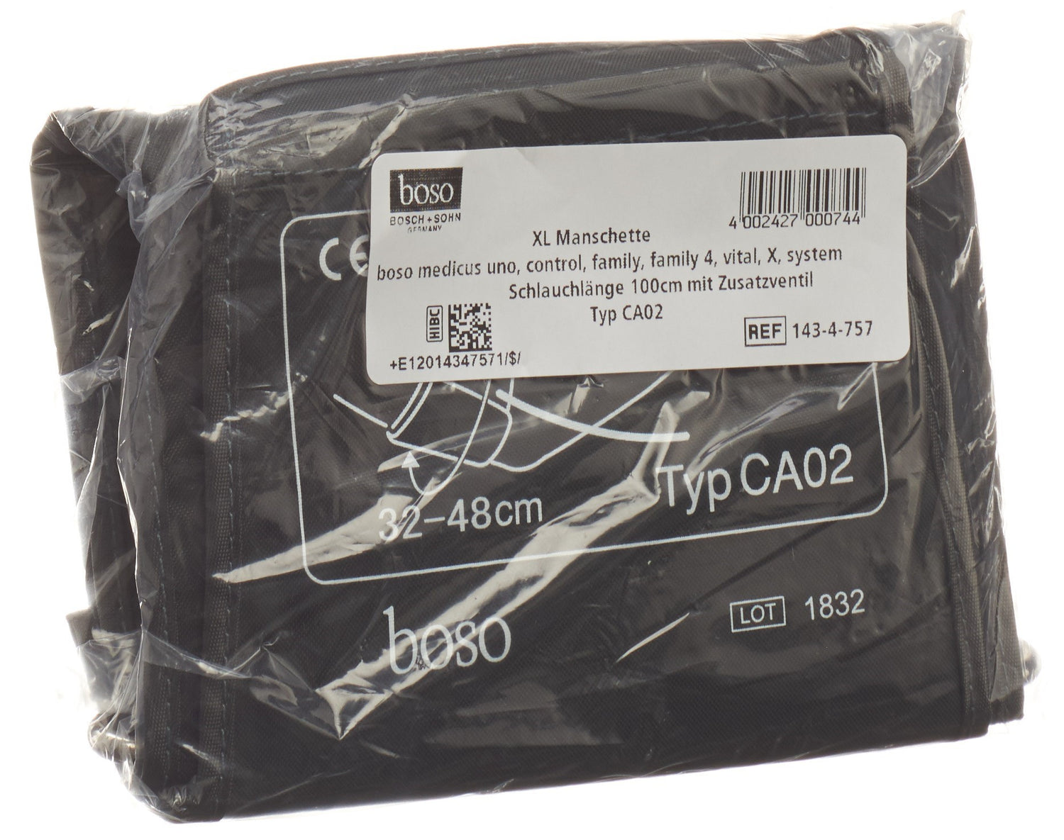 BOSO Manchette XL 33-48cm Bras | Tensiomètre Précis