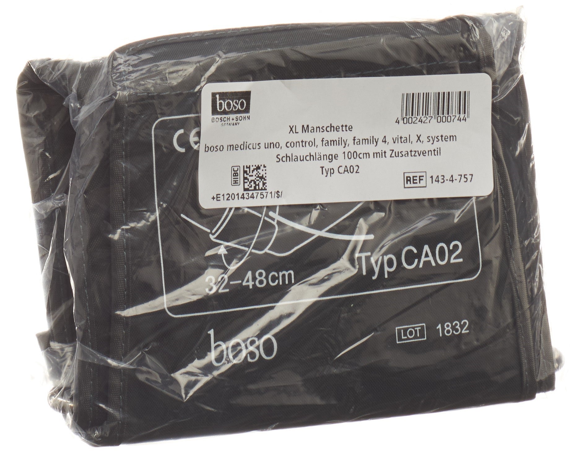 BOSO Manchette XL 33-48cm Bras | Tensiomètre Précis