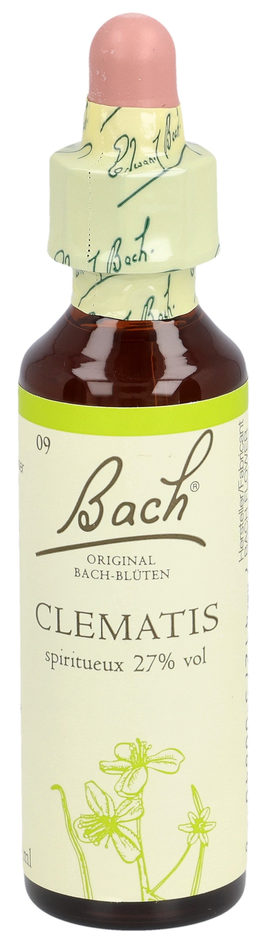 Fleurs de Bach Original Clématite N°9 Sérénité | 20ml