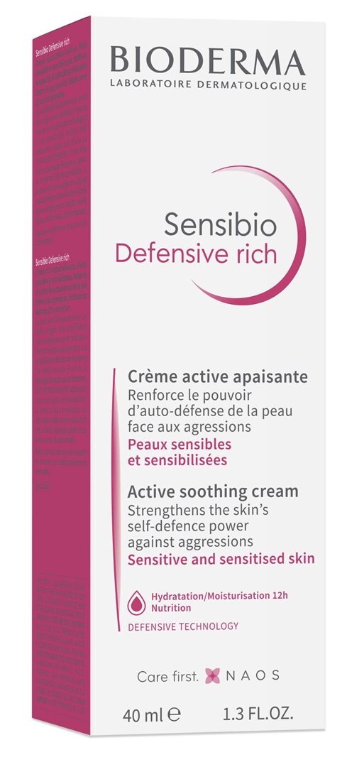 BIODERMA Sensibio Defensive Riche Crème Réconfortante 40 ml