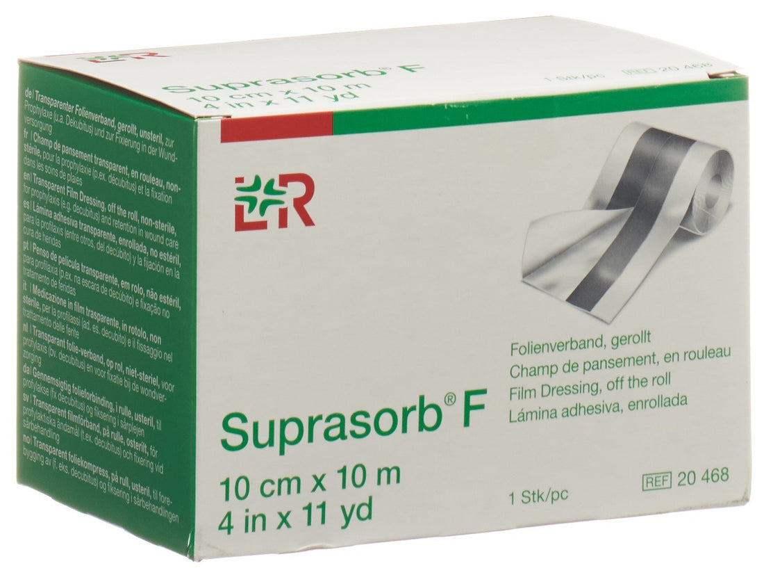 SUPRASORB F Pansement Film Stérile 10x10m Rouleau | Soin Cicatrisant
