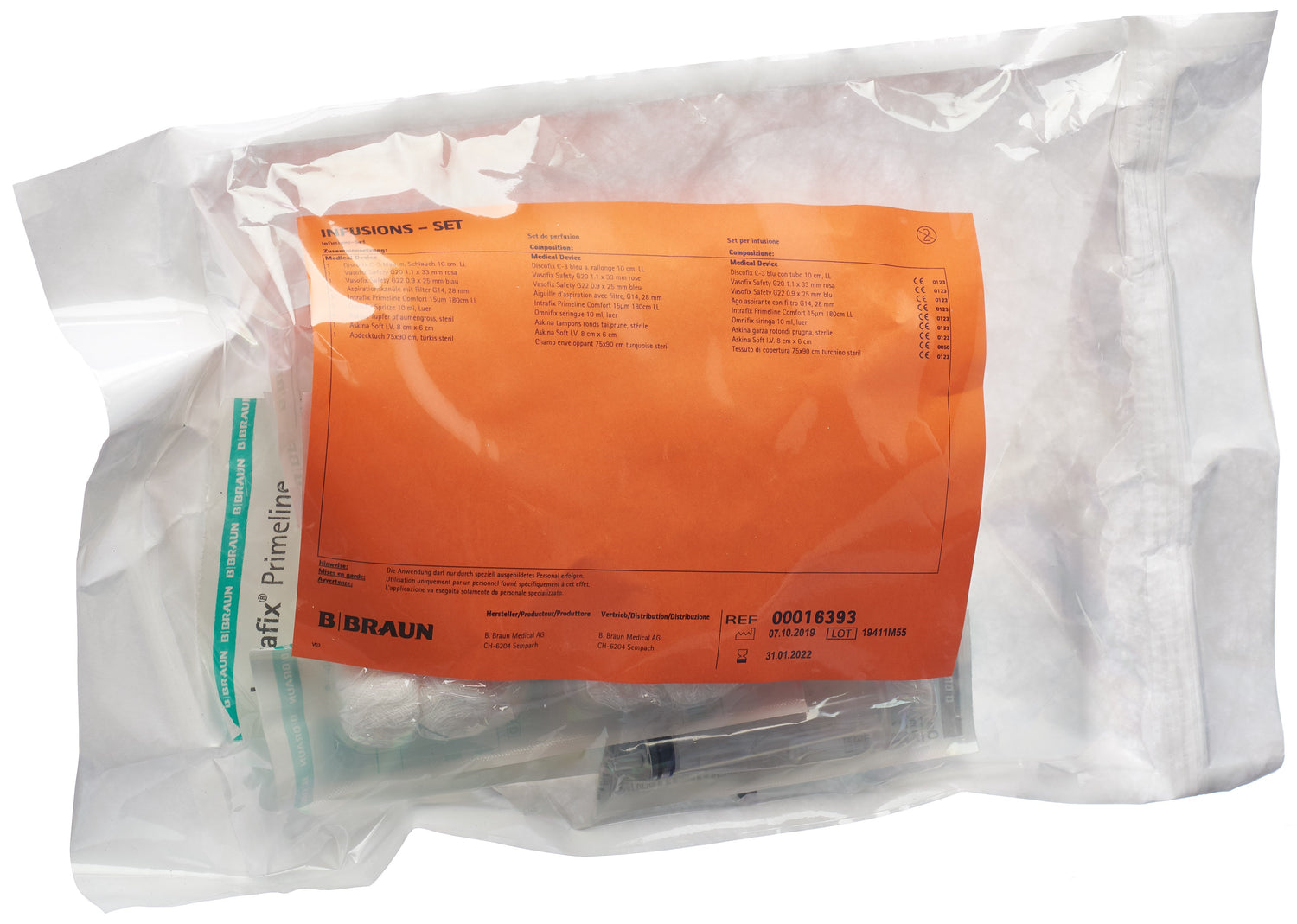 B. Braun Set de Perfusion Stérile pour Administration Médicamenteuse | Dispositif Médical