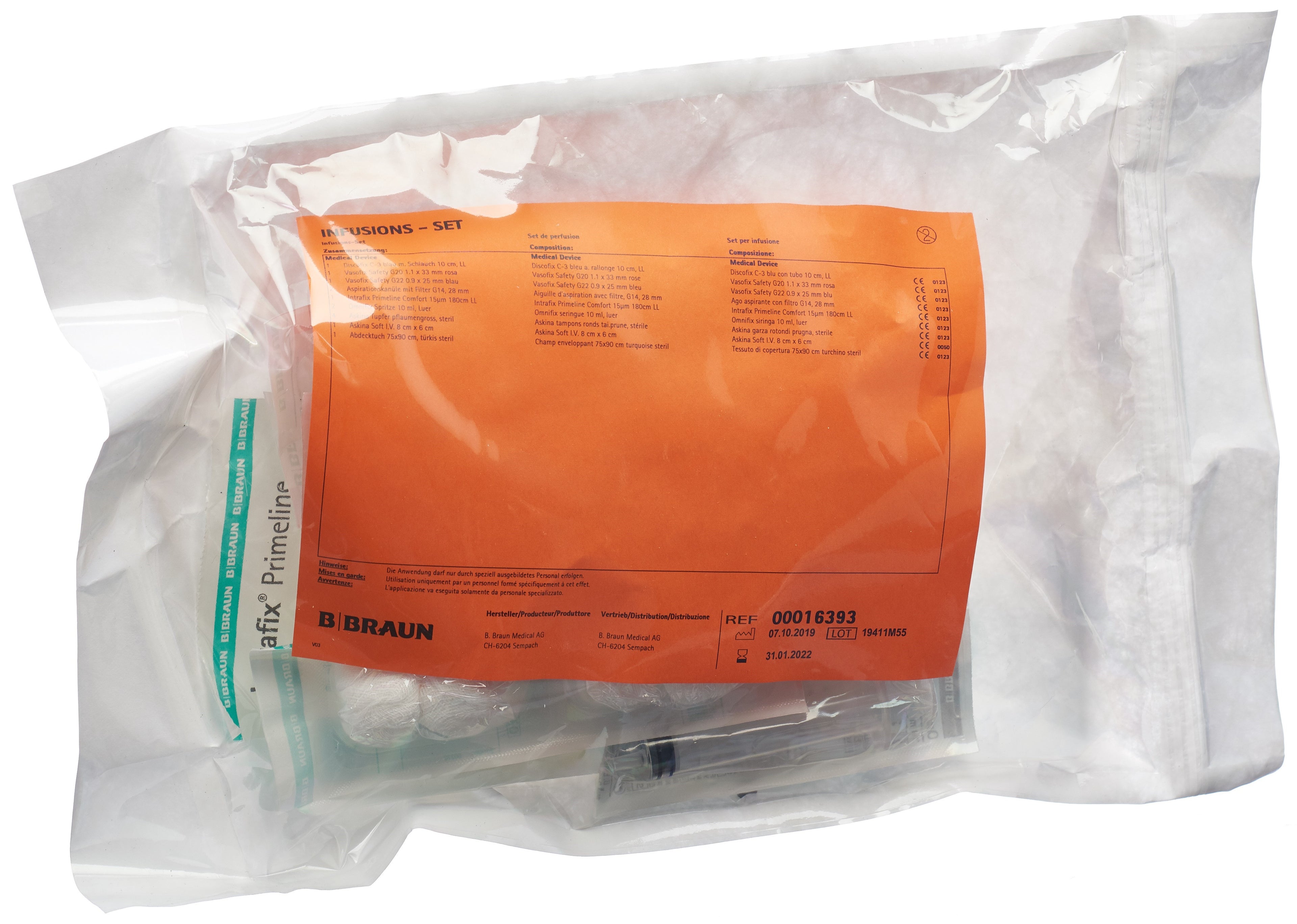 B. Braun Set de Perfusion Stérile pour Administration Médicamenteuse | Dispositif Médical