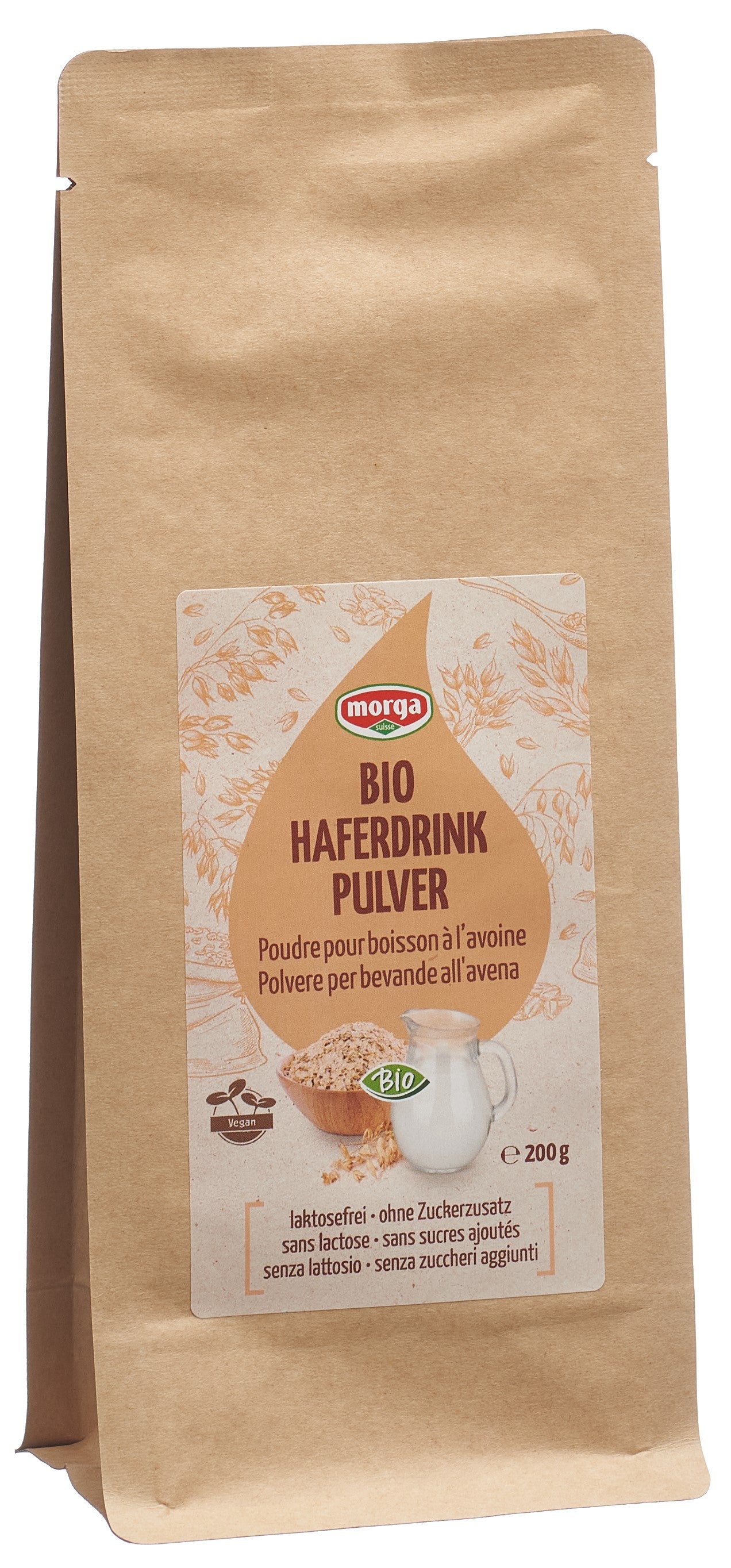 MORGA Boisson Avoine Bio 200g | Énergie Naturelle &amp; Vitalité