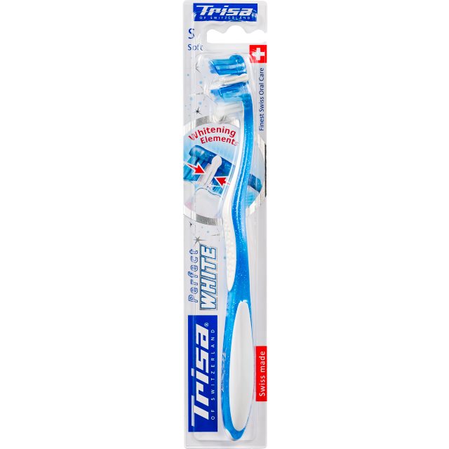 TRISA PerfectWhite Brosse à Dents Souple Blancheur | Douceur