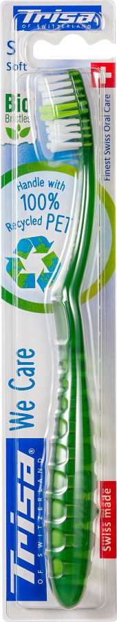 TRISA We Care Brosse à Dents Souple pour Soin Bucal | 1 Pièce